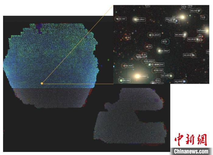 国家天文台巡天团队联合发布最新巨幅宇宙二维天图